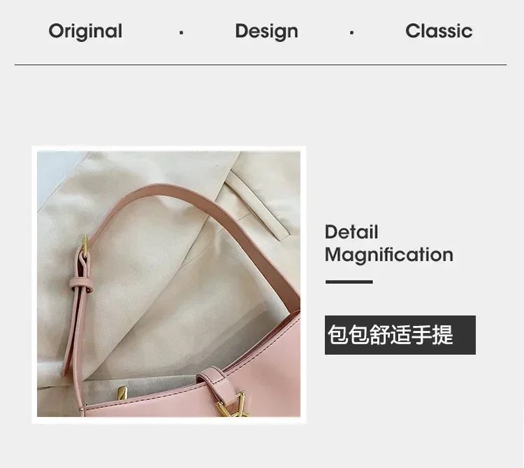 High Design Fashionable Women Bag Underarm Bag Trendy and Versatile Large Capacity Quality Shoulder Bag Minimalist Women's Bag